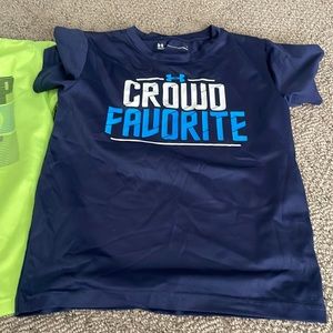 Two under armor tee shirts